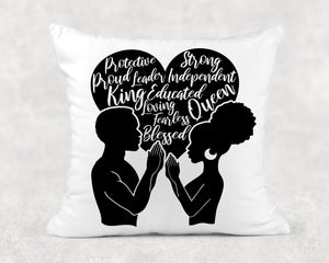 King & Queen Love Pillow