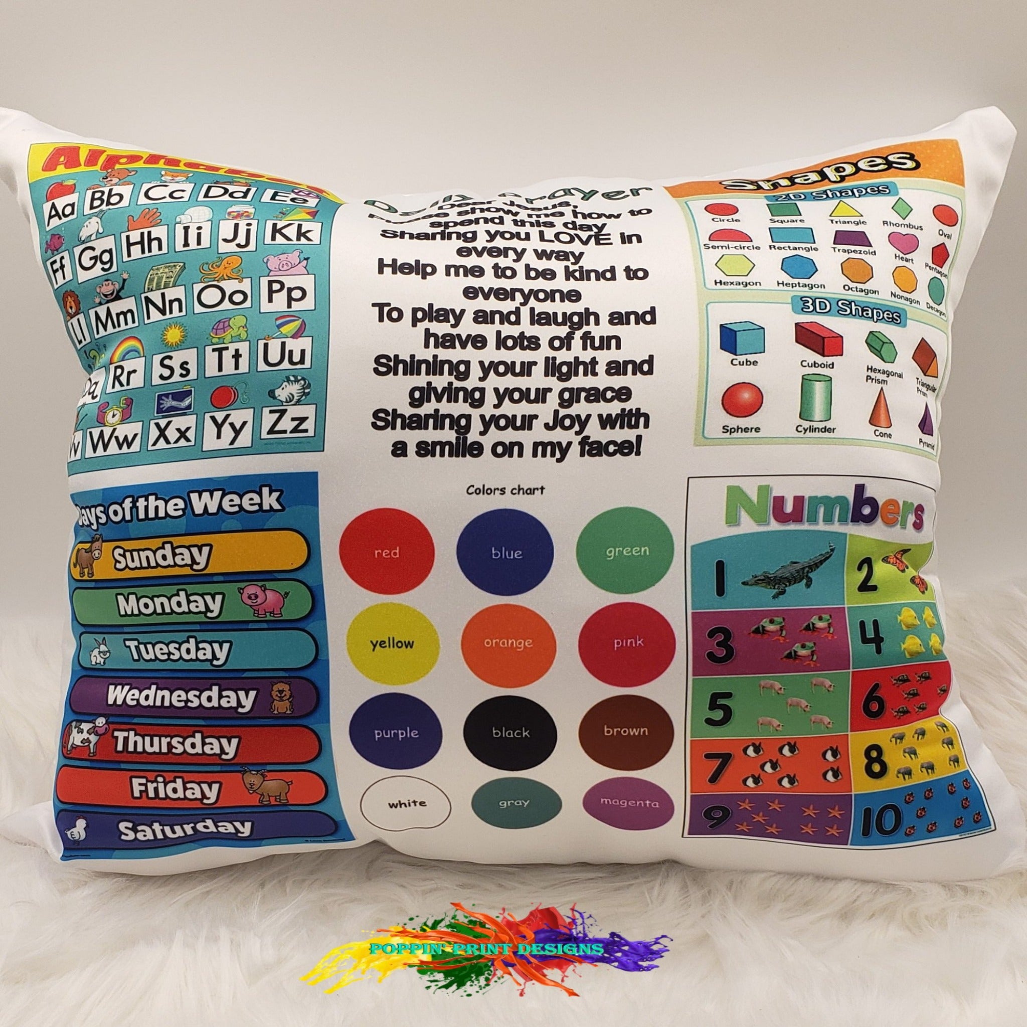 Custom Learning Pillow